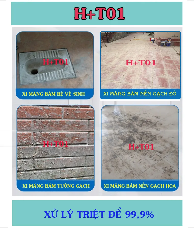 Sàn gạch bị bám bẩn xi măng trắng sau khi thi công hoàn thiện công trình