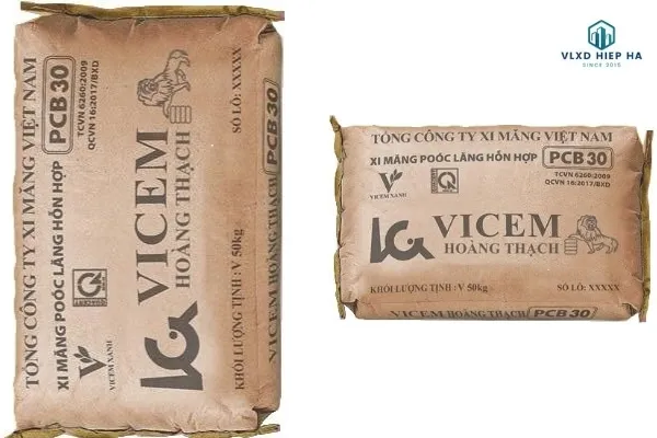 Xi măng Hoàng Thạch PCB30 bao xanh