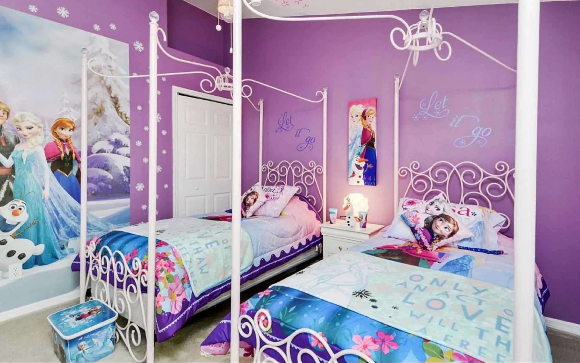 xu hướng thiết kế nội thất phòng ngủ bé gái